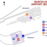 Barcelona airport map 2017