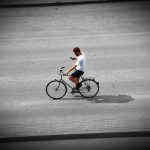 bike and mobile phone