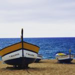 Boats at Calella sand